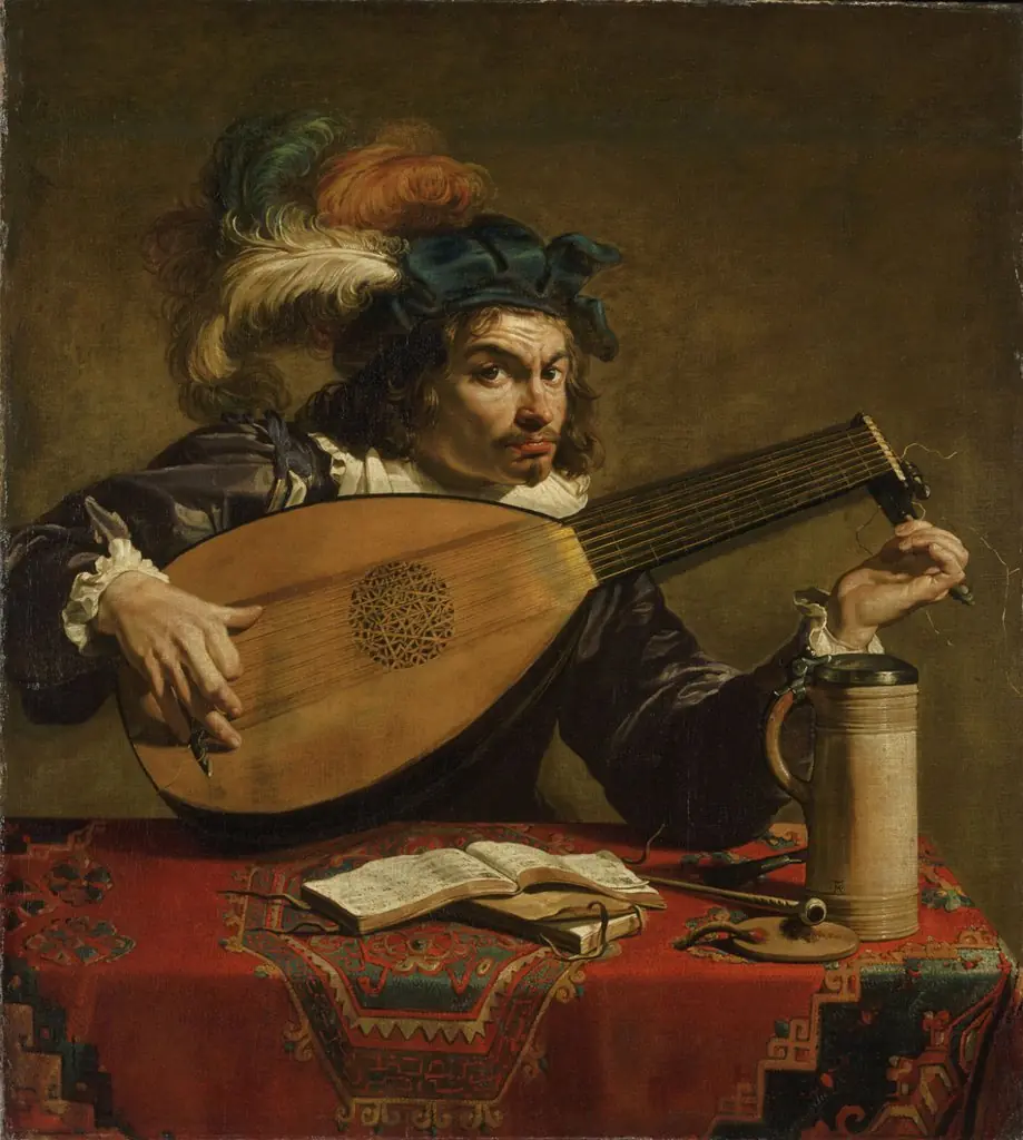 Lute Player, by Theodoor Rombouts