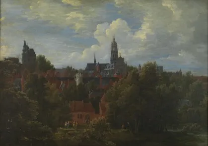 View on Brussels (inv. 3839), by Theodoor van Heil, oil, 1691