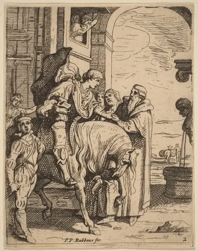 The Prodigal Son Bids Farewell to His Father, by Theodoor van Thulden