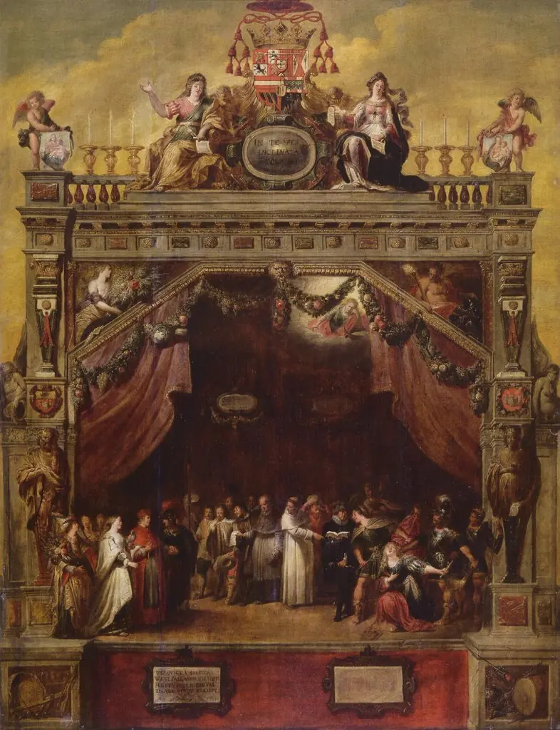 The Stage of the Chamber of Rhetoric De Goudbloem (The Marigold), by Theodoor van Thulden