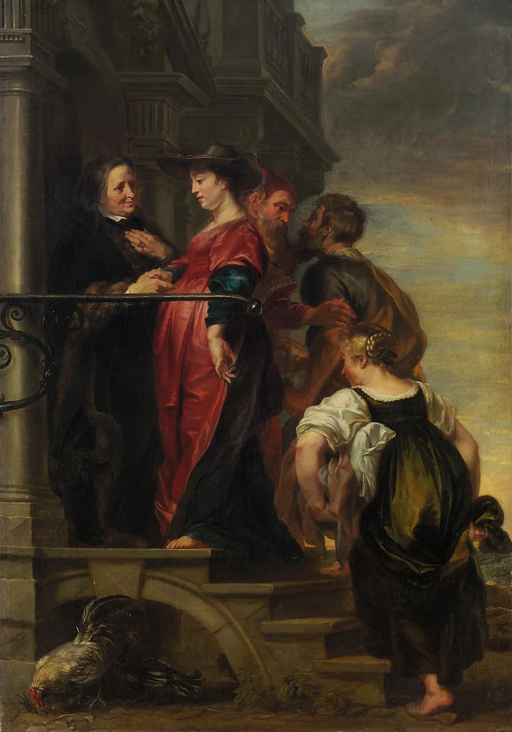 The Visitation, by Theodoor van Thulden, oil, 1655