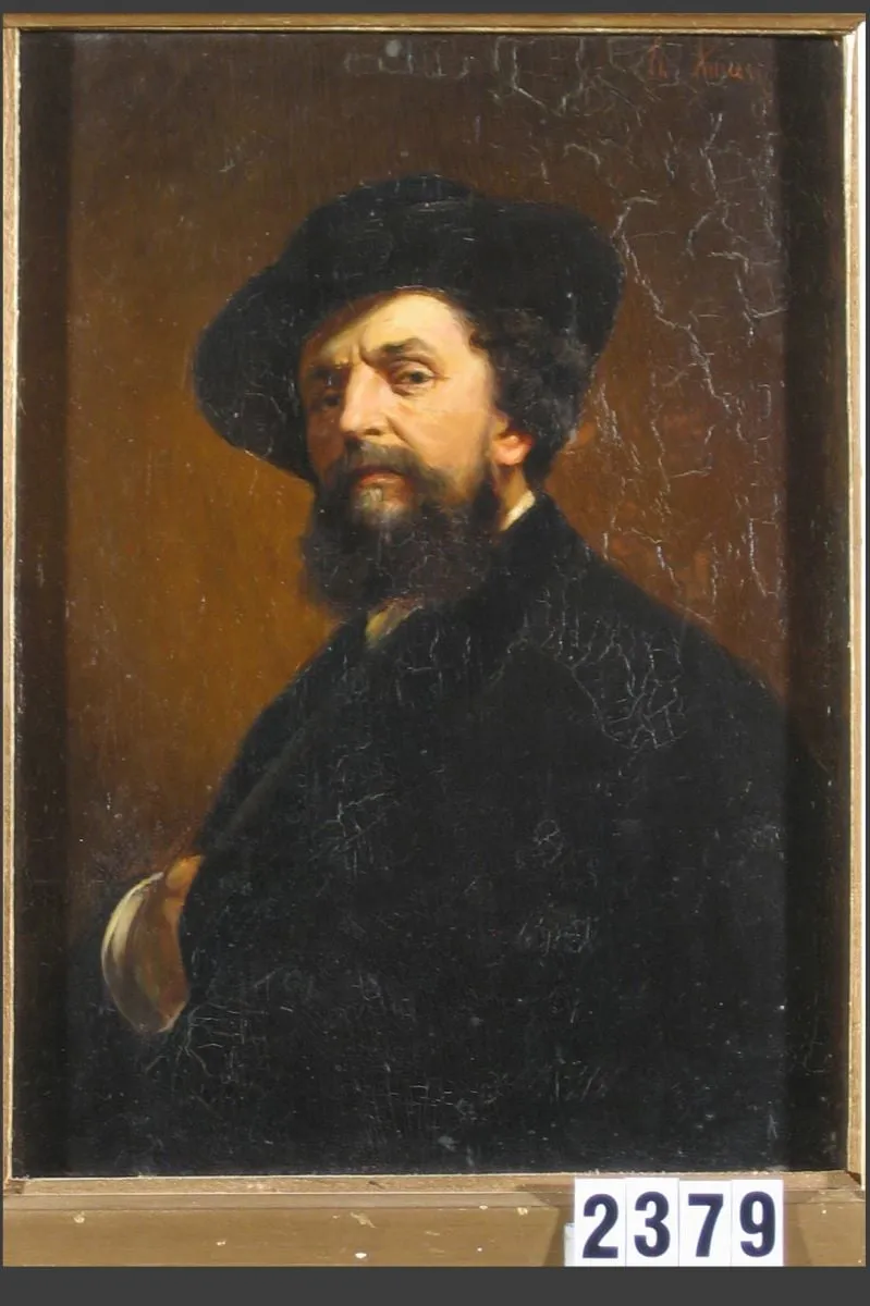 Autoportret, by Theodor Aman, unspecified