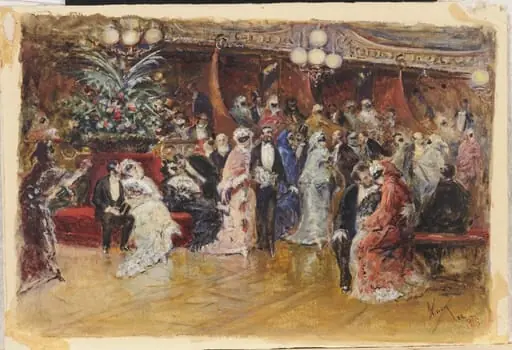 Bal mascat, by Theodor Aman