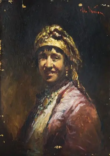 Cap de țigancă, by Theodor Aman