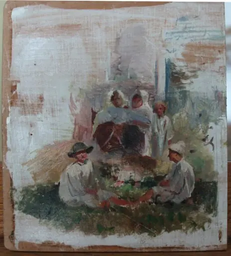 Copii de tărani, by Theodor Aman