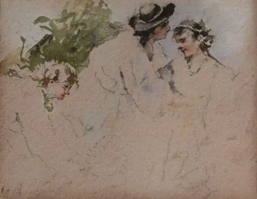 Figuri de țărani, by Theodor Aman