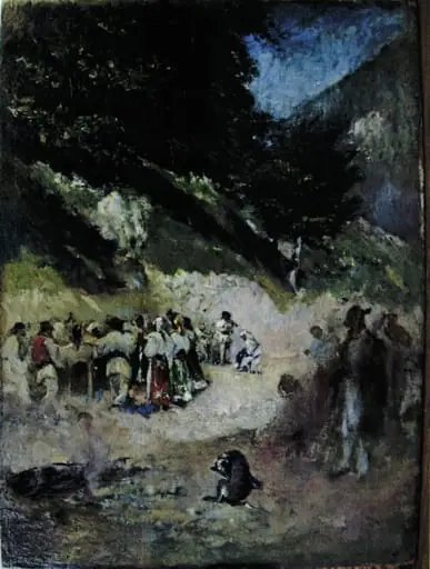 Horă la țară, by Theodor Aman