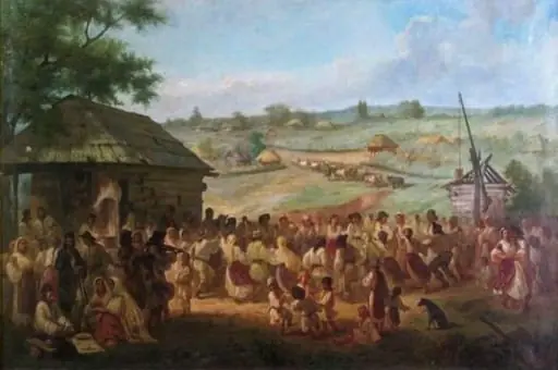 Hora peste Olt, by Theodor Aman