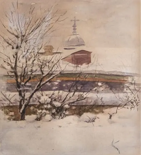 Iarna, by Theodor Aman