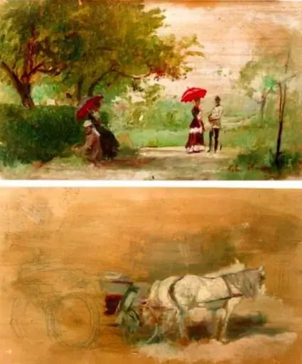 În parc, by Theodor Aman