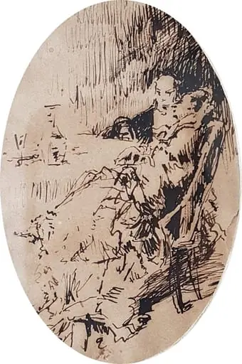 La masă, by Theodor Aman