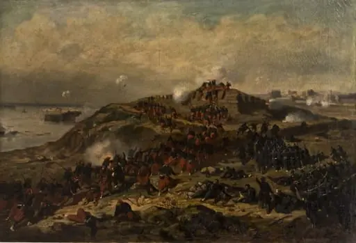 Lupta de la Sevastopol, by Theodor Aman