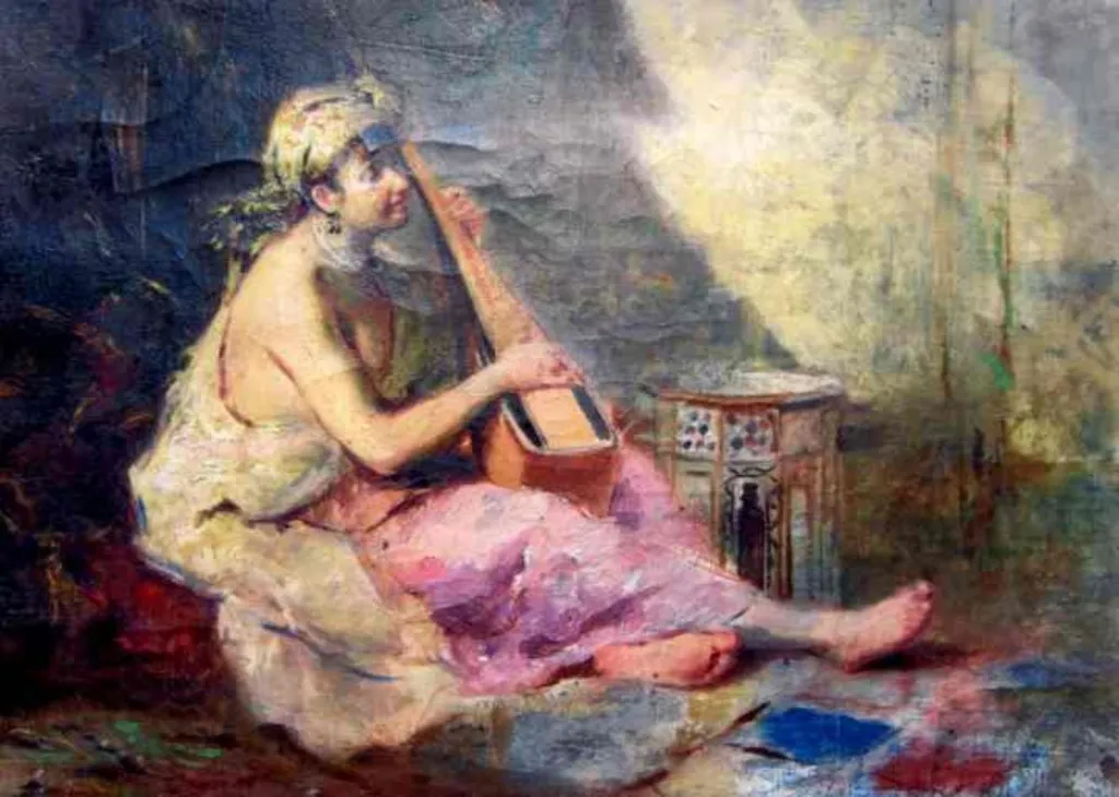 Odaliscă, by Theodor Aman, unspecified, 1871