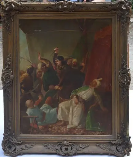 Omorârea lui (Grigore al-III-lea) Ghica, by Theodor Aman