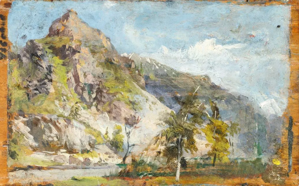 Peisaj, by Theodor Aman, unspecified, 1882