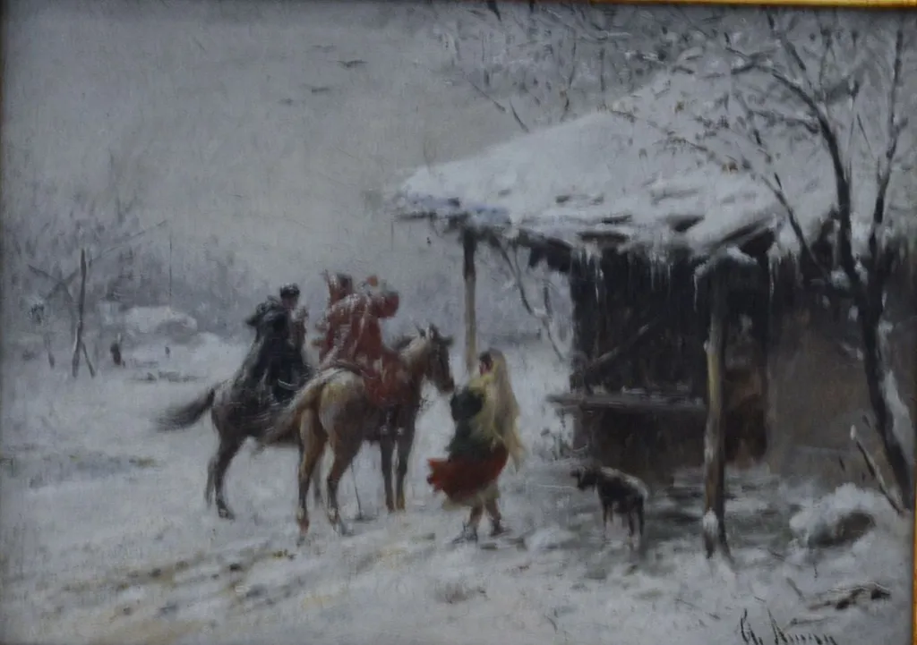 Popas la han, by Theodor Aman, 1871