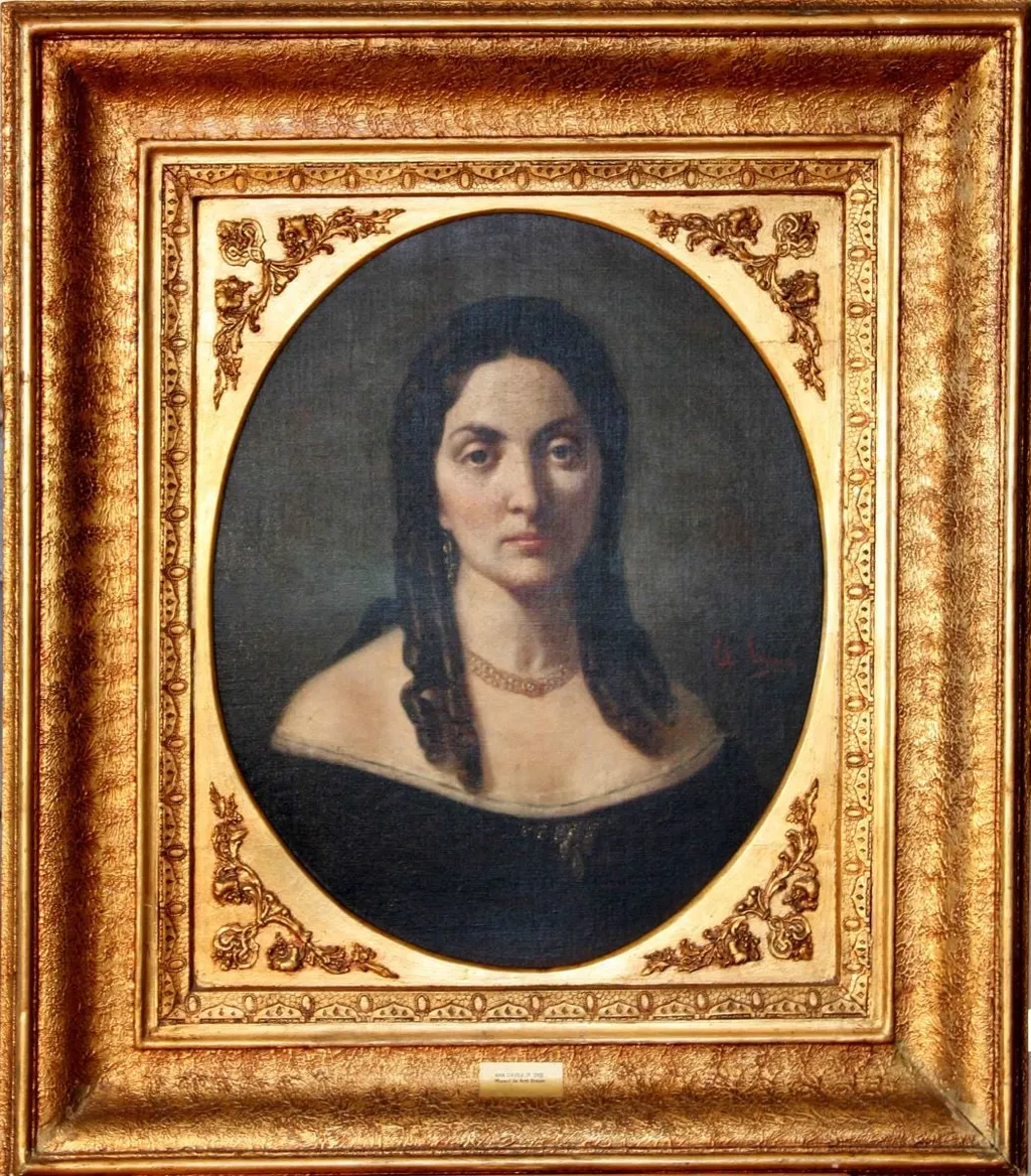 Portret Ana Davila, by Theodor Aman, 1869