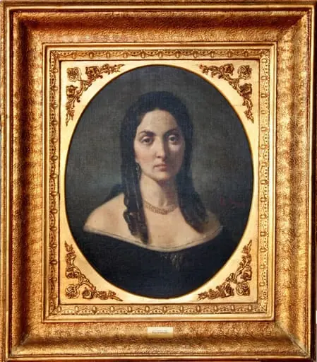 Portret Ana Davila, by Theodor Aman