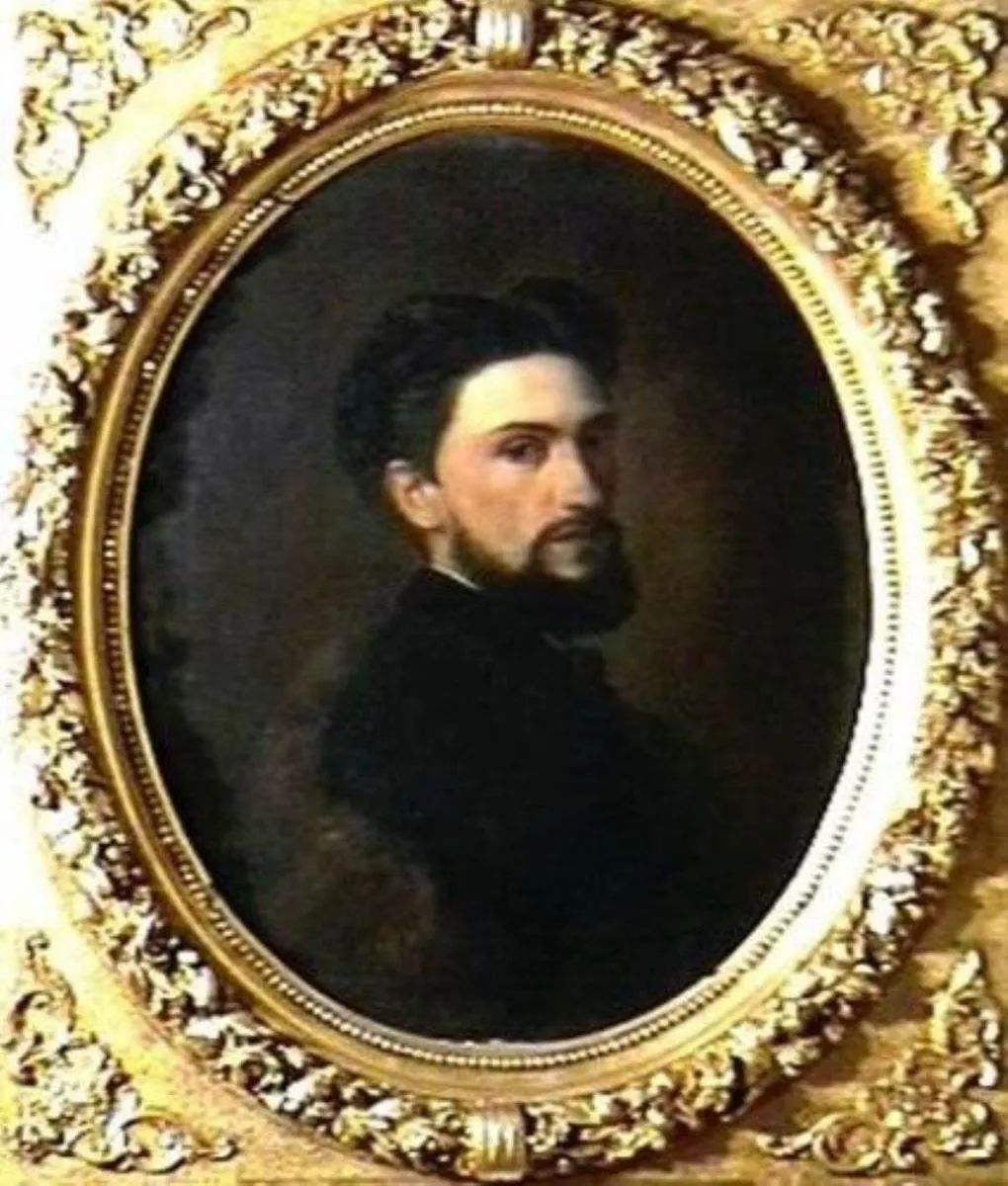 Portret de bărbat, by Theodor Aman, unspecified, 1872