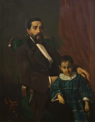 Portret de bărbat (Scarlat Paris?), by Theodor Aman