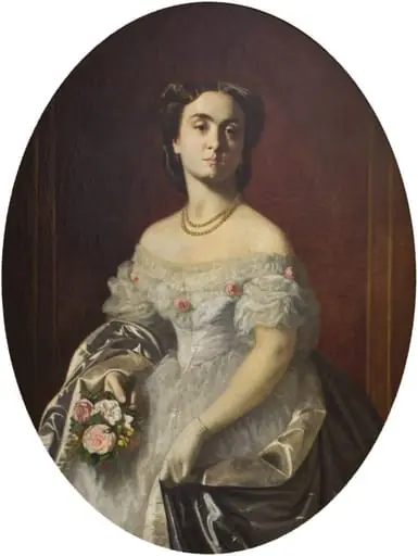 Portretul doamnei Ana Th. Aman, by Theodor Aman