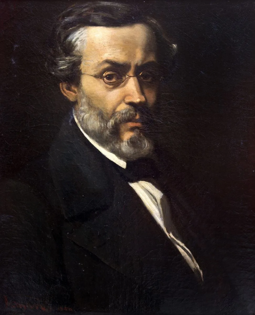 Portretul lui Cezar Bolliac, by Theodor Aman, unspecified, 1854