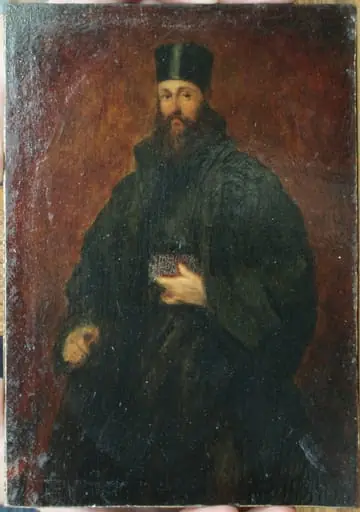 Portretul unui egumen, by Theodor Aman