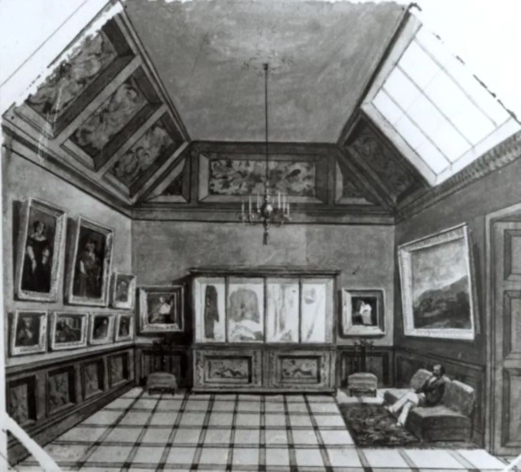 Projet d'Atelier București, by Theodor Aman, 1857
