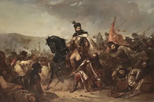 Ștefan cel Mare și Aprodul Purice, by Theodor Aman