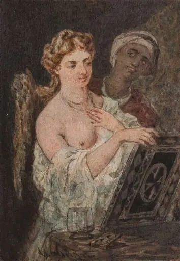 Toaleta favoritei, by Theodor Aman