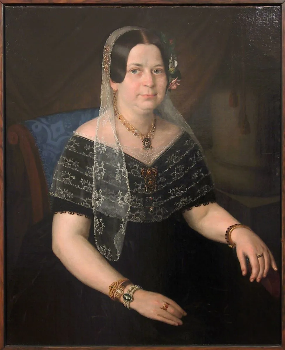 Portret de femeie, by Theodor Benedikt Sockl