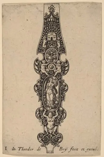Ornament, by Theodor de Bry