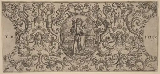 Ornament, by Theodor de Bry