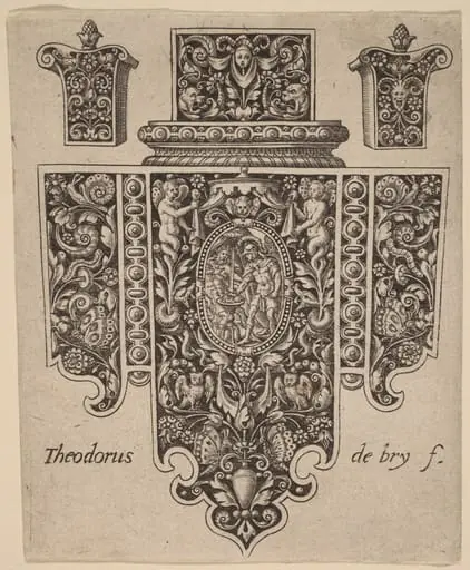 Ornament, by Theodor de Bry