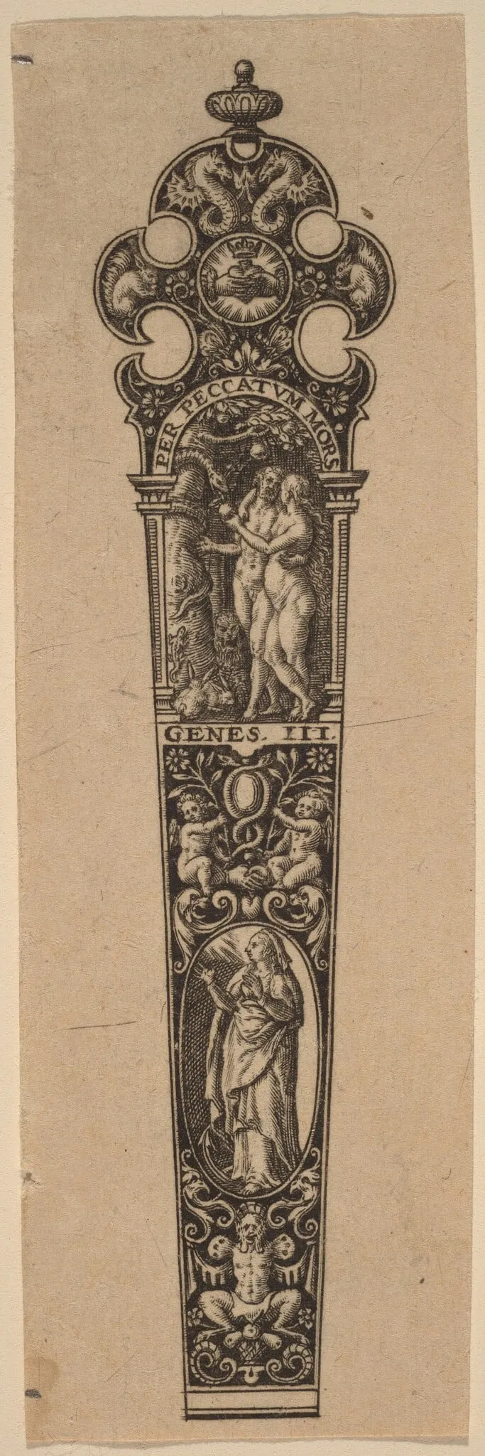 Ornament, by Theodor de Bry, ink, 1563