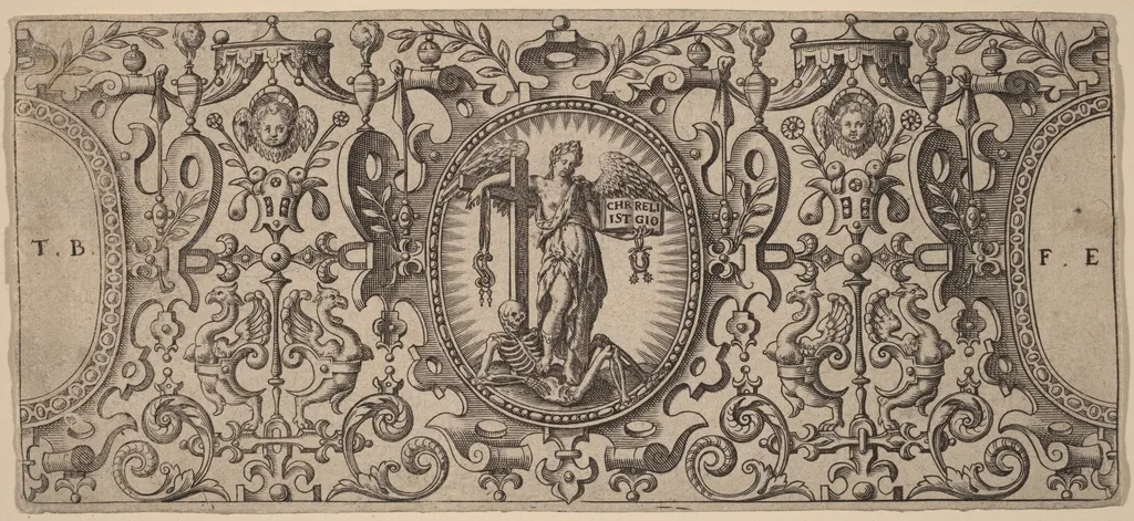 Ornament, by Theodor de Bry, ink, 1563