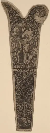 Ornament for Knife Handle, by Theodor de Bry