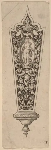 Ornament for Knife Handle, by Theodor de Bry
