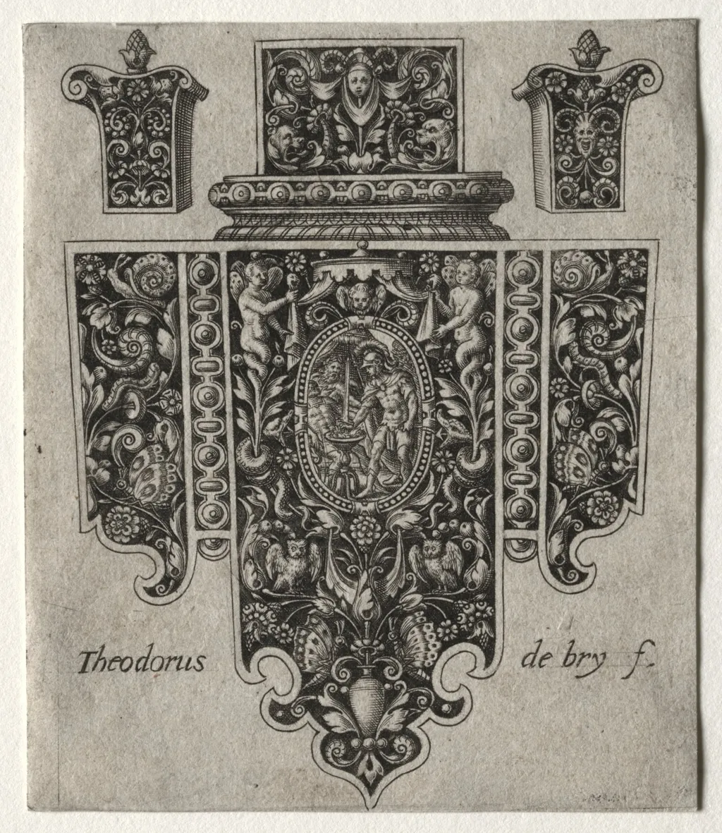 Pendant Ornament, by Theodor de Bry, 1590