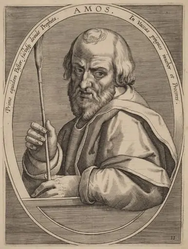 Amos, by Theodor Galle
