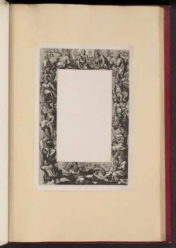 Border Illustration for the Missale Romanum: The Tree of Jesse, by Theodor Galle