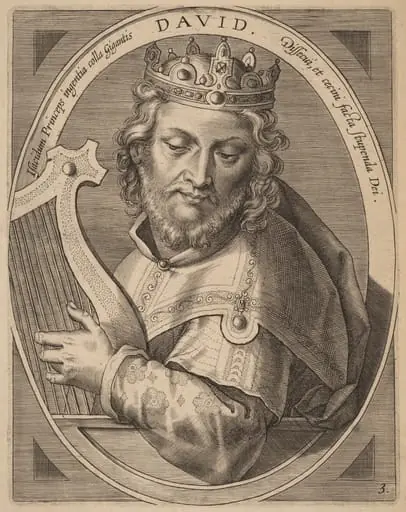 David, by Theodor Galle