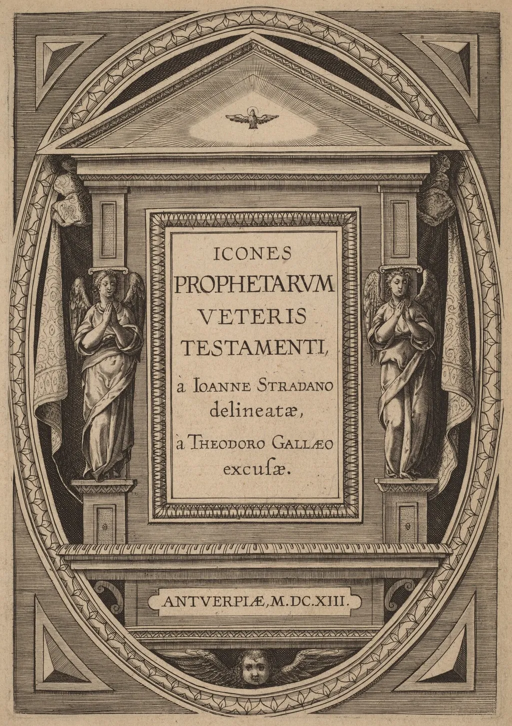 Title Page, by Theodor Galle, ink, 1613