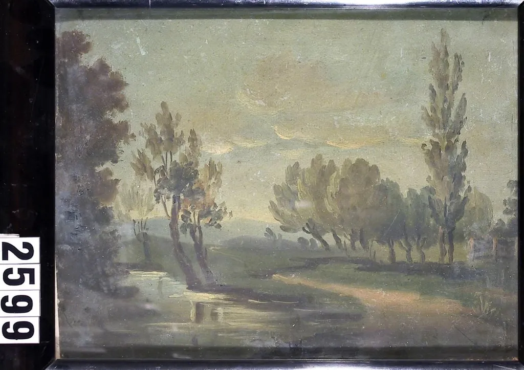 Peisaj cu pârâu, by Theodor Glatz, 1854