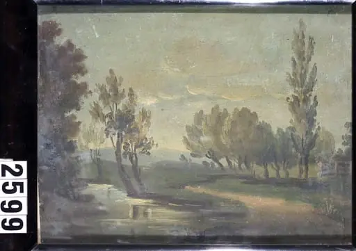 Peisaj cu pârâu, by Theodor Glatz
