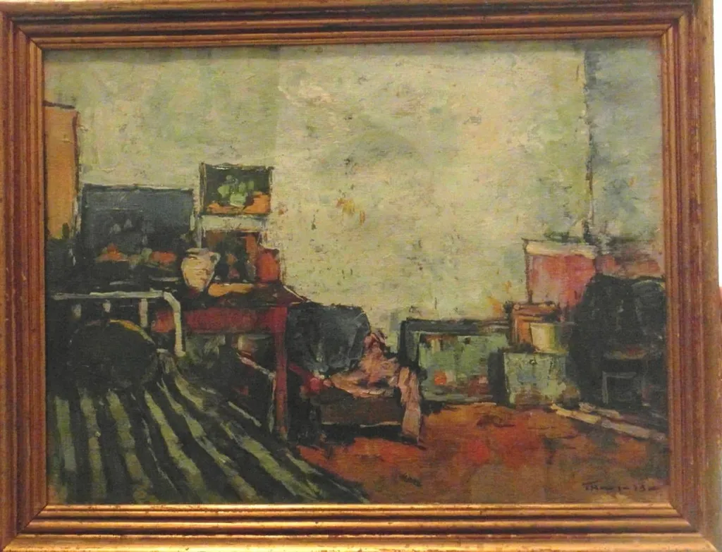 Interior, by Theodor Harșia, unspecified, 1930