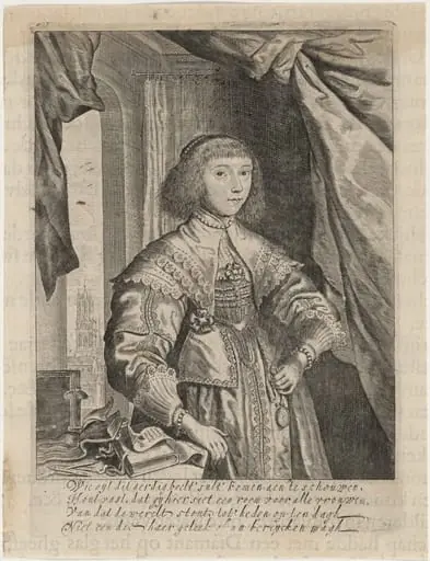 Anna Maria van Schurman, by Theodor Matham