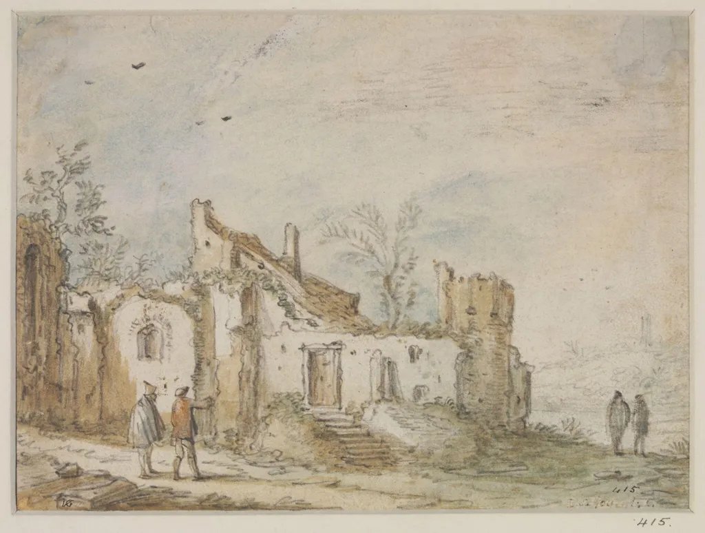 Untitled, by Theodor Mattias von Holst, watercolor, 1850