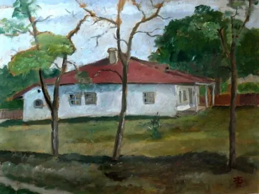 Casa din Bucium, by Theodor Pallady