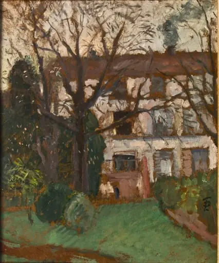 Casă între pomi, by Theodor Pallady